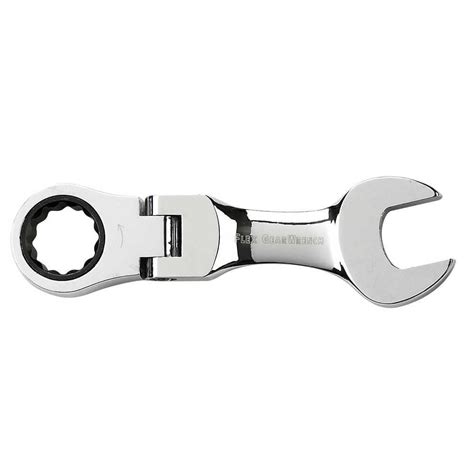 Gearwrench 716 In Sae 72 Tooth Stubby Flex Head Combination Ratcheting Wrench 9572 The Home