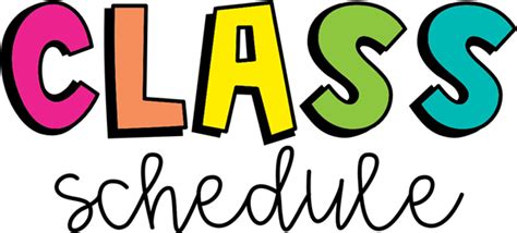 Daily Schedule Clipart Eyulsd