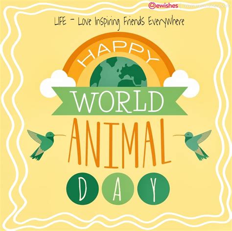 Happy World Animals Day Significance History Poster Wishes Quotes