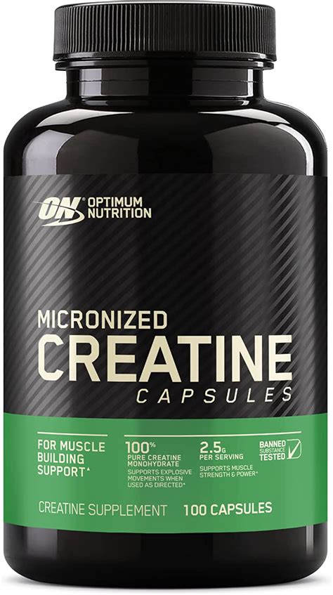 Optimum Nutrition Micronized Creatine Monohydrate Capsules