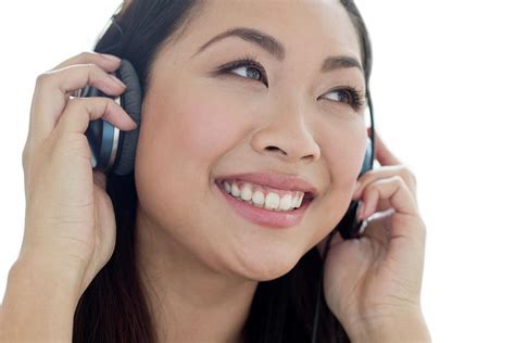 Woman Wearing Headphones Photograph By Ian Hootonscience Photo Library