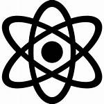Atom Symbol Science Icon Education Atomic Shapes