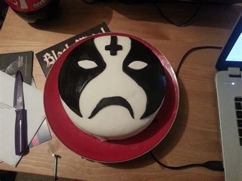 My Black Metal Birthday Cake Im So Happy With How It Turned Out