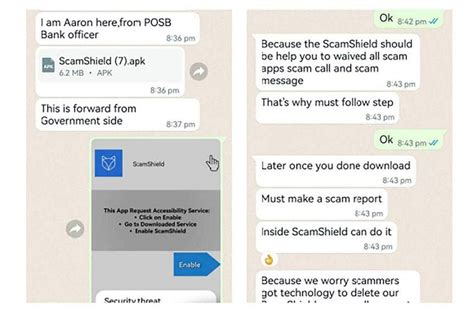 police warn against new phishing scam variant involving fake scamshield app the straits times