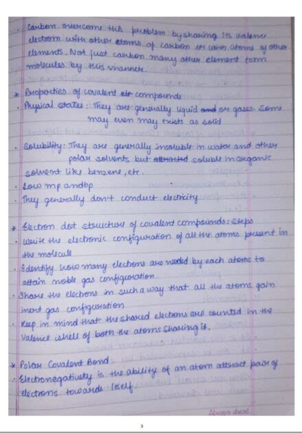 Carbon And Its Compound Handwritten Notes Pdf