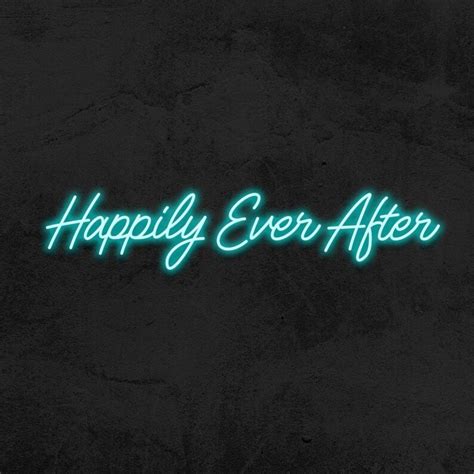 Happily Ever After Wedding Neon Sign Ever After Neon Etsy