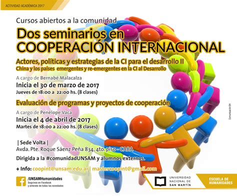 Seminarios Sobre Cooperación Internacional 2017 Noticias Unsam