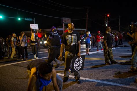 Violence Flares In Ferguson After Appeals For Harmony The New York Times