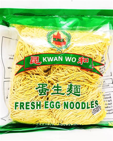 Kwan Wo Fresh Egg Noodles Thin 400g From Buy Asian Food 4u