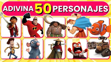 Adivina El Personaje De Disney ¿cuánto Sabes De Disney 50 Personajes