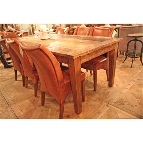It is supported by a steel frame . Brill Rustic Lodge Reclaimed Elm Wood Extendable Dining Table - 78.5"-118"