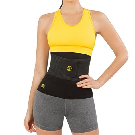 hot shapers hot belt with instant trainer body slimming hourglass waist trimmer