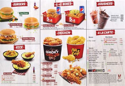 Updated KFC Menu Prices On Buckets Sandwiches More 2023