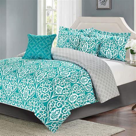 sleep stylishly with the savings on our reversible geometric comforter set with decorative