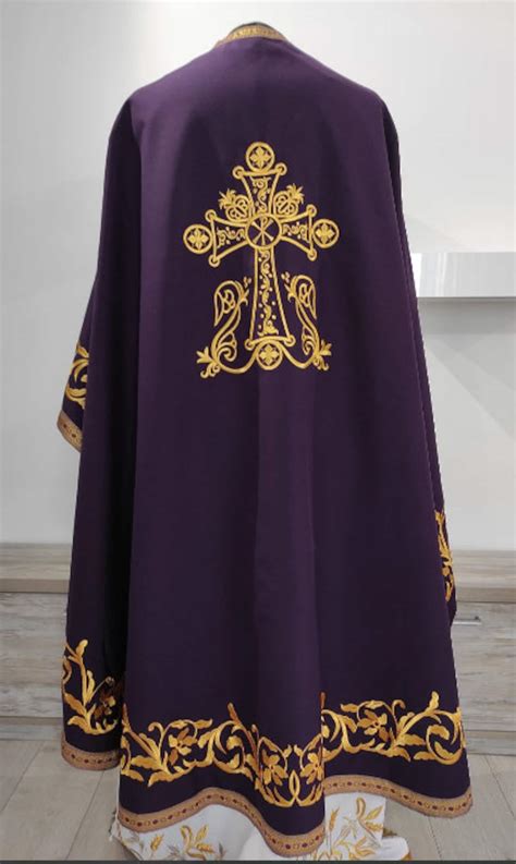 Greek Vestment Priest Robe Orthodox Clothes Priest Etsy