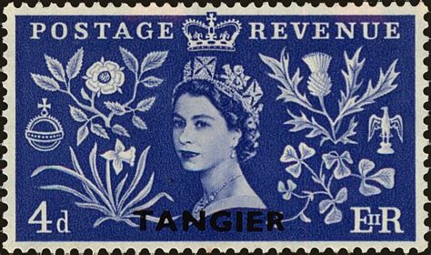 Issue Coronation Of Queen Elizabeth Ii Tangier British Post Office