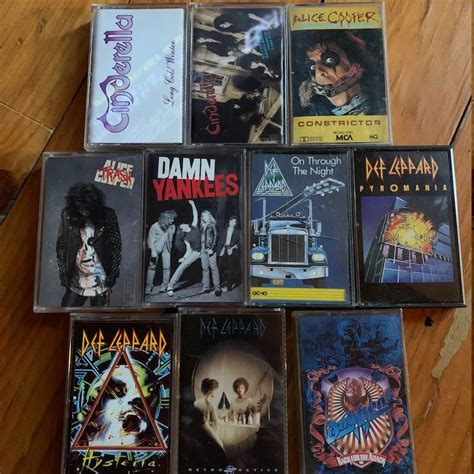 hair metal hard rock cassette tapes a k you pick etsy canada