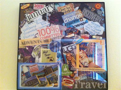 A Collage Picture Vision Board Fun And Easy To Make Great For Yearly