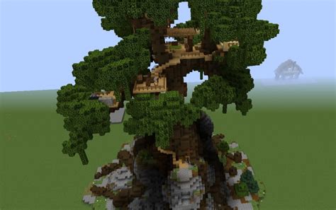 minecraft giant tree house