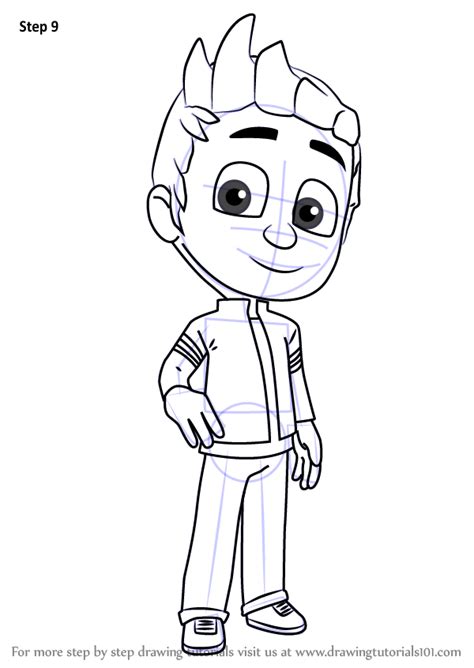 Learn How To Draw Connor From Pj Masks Pj Masks Step By Step