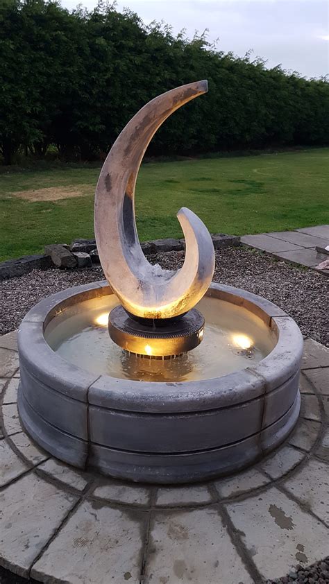With over 35 years' worth of experience, our team of. Shard Sculpture or Flame Sculpture Water Feature with ...