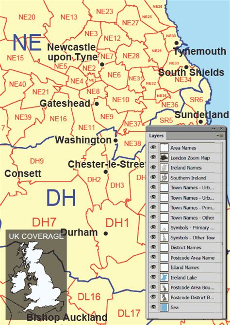 Reading Postcode Area District And Sector Maps In Editable Format Vrogue