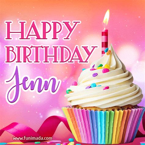 Happy Birthday Jenn Lovely Animated 