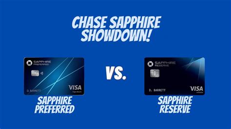 Chase Sapphire Showdown Chase Sapphire Preferred Vs Chase Sapphire