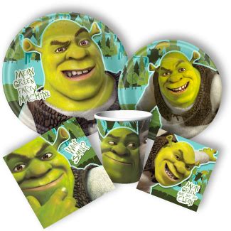 kids themed | Shrek party supplies, Movie themed party, Movie theme birthday party