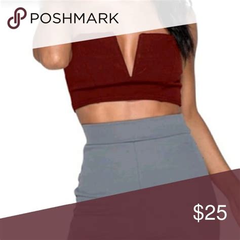 Sold Out Crop Tops Burgundy Crop Top Fashion Tips