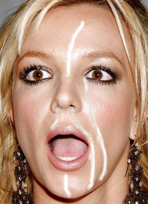 Britney Jizz Shotguns Fake Facial Cumshot But Pretty Excellent ZB Porn