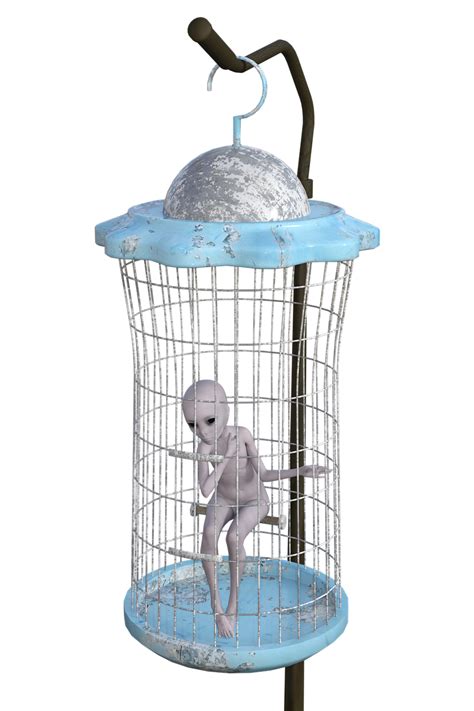 Alien Cage Trapped Solitude Png Picpng