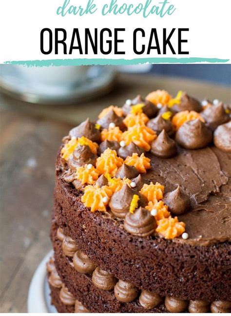 Chocolate Orange Cake With Buttercream Frosting Ginger With Spice