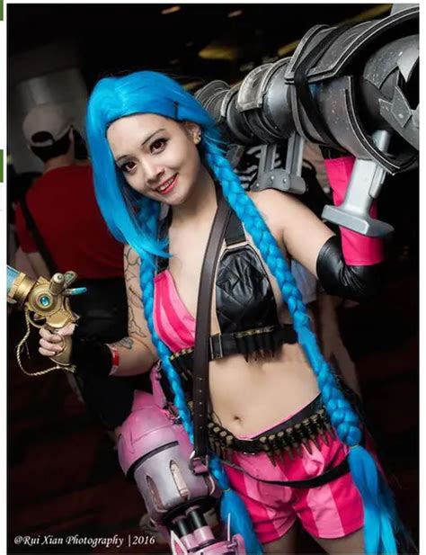 Jinx Costume From League Of Legends Cosplay Custom League Of Legends Hot Sex Picture