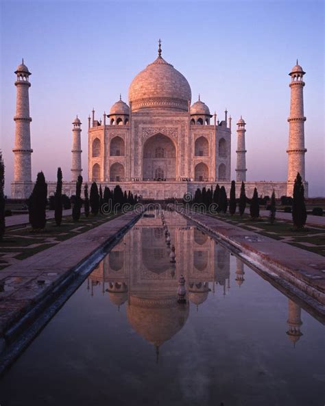 Taj Mahal During Sunset In Agra India Stock Photo Image Of Culture