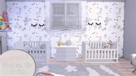 Nursery For Twins Cc Links The Sims 4 Speed Build
