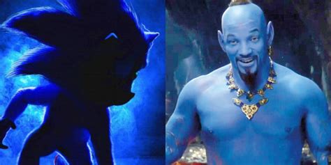 See more 'will smith's genie' images on know your meme! Aladdin Fans Turn Will Smith's Blue Genie Into Sonic And ...