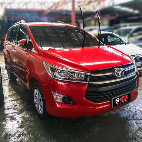 2019 Toyota Innova 28 J Red Manual Cars For Sale Used Cars On Carousell