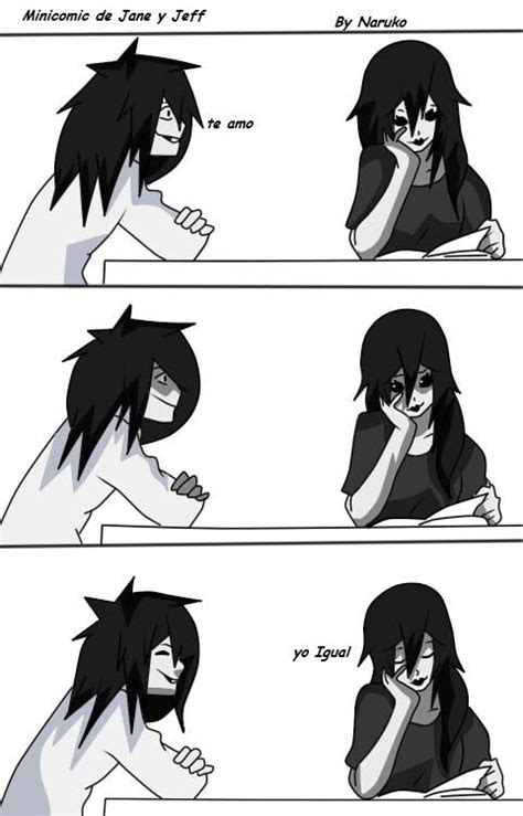 Jeff the killer x jane the killer. Imagenes De Jeff The Killer Y Jane The Killer Anime Con Frases