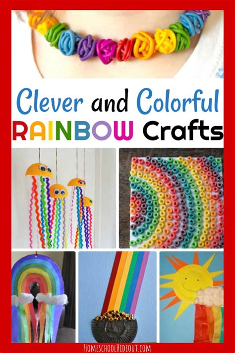 15 Rainbow Crafts For Kids That Youll Enjoy Too Homeschool Hideout