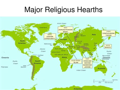World Religious Map
