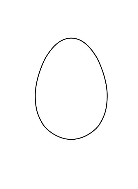 Gabarit d'un oeuf | Oeufs de pâques à imprimer, Coloriage oeuf de