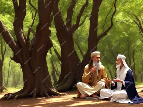 Premium AI Image | A spiritual Sufi saint prayer to god ai generated