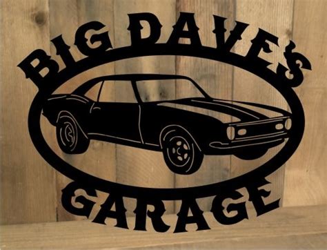 Metal Cut Out Classic Car Sign From Can Be