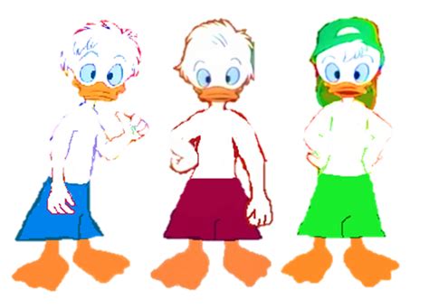 Huey Dewey And Louie Duck Quack Pack Summer By 9029561 On Deviantart