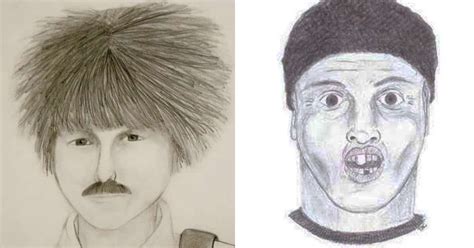 14 Police Sketches That Are A Crime Themselves