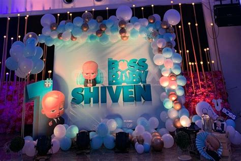 Celebrate Your Childs Birthday With Boss Baby Theme Birthday Decoration
