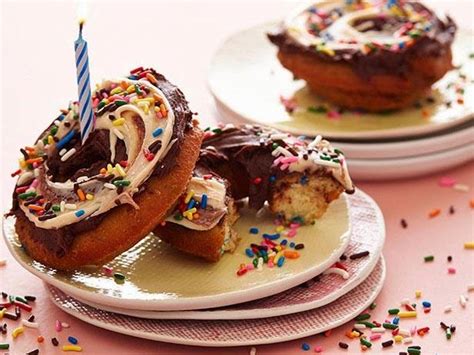 Combine cake mix, pudding mix, club soda, eggs and. Birthday Cake Doughnut - Manila Spoon