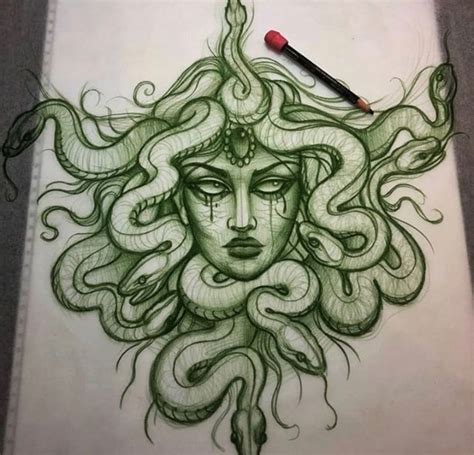She was represented by a woman with snakes hair. Pin by Tara Hess Blackwell on TATS | Medusa tattoo, Medusa ...