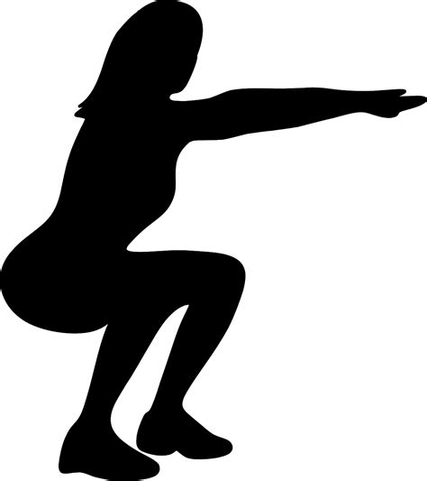 Exercise Clipart Silhouette Exercise Silhouette Transparent Free For